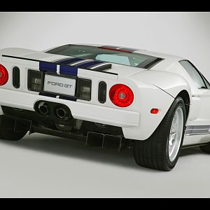 2005 Ford GT White Studio