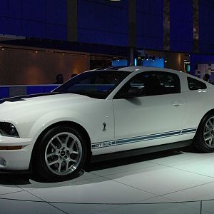 NAIAS 2006 White 2007 GT500
